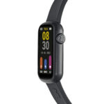 Reloj smartwatch con correa de nylon y correa de silicona negra T-Band - Imagen 3