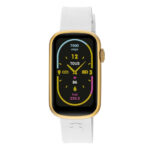 Reloj smartwatch con correa de nylon y correa de silicona blanca T-Band - Imagen 2