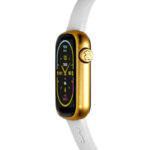 Reloj smartwatch con correa de nylon y correa de silicona blanca T-Band - Imagen 3