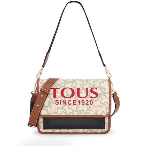 295902402_00 Bandolera mediana Audree beige Kaos Icon - Imagen 1