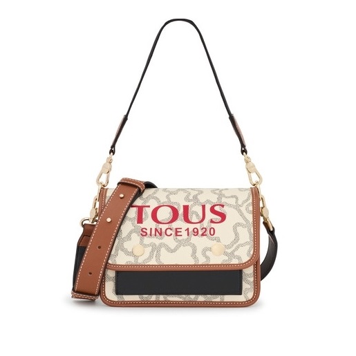 295902405_00 Bandolera pequeña Audree beige Kaos Icon - Imagen 1