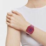 Reloj digital de policarbonato fucsia y acero D-BEAR Fresh - Imagen 4