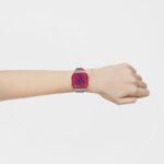 Reloj digital de policarbonato fucsia y acero D-BEAR Fresh - Imagen 6