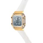 Reloj digital de policarbonato transparente y acero IPG dorado D-BEAR Fresh - Imagen 2