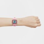 Reloj digital con correa de silicona en color rosa y caja de acero TOUS B-Time - Imagen 6