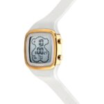 Reloj digital con correa de silicona en color blanco y caja de acero IPG dorado TOUS B-Time - Imagen 2