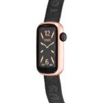 Reloj smartwatch con brazalete de acero IP gris y caja de aluminio en color IPRG rosado TOUS T-Band Mesh - Imagen 2