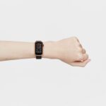 Reloj smartwatch con brazalete de acero IP gris y caja de aluminio en color IPRG rosado TOUS T-Band Mesh - Imagen 6