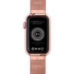 Reloj smartwatch con brazalete de acero IPRG rosado y caja de aluminio en color IPRG rosado TOUS T-Band Mesh - Imagen 3