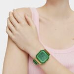 Reloj digital de policarbonato menta y acero IPG dorado D-BEAR Fresh - Imagen 4