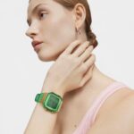 Reloj digital de policarbonato menta y acero IPG dorado D-BEAR Fresh - Imagen 5