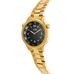 Reloj analógico con brazalete de acero IPG dorado y esfera negra TOUS Now - Imagen 2