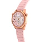 Reloj gmt automático con correa de silicona rosa, caja de acero IPRG rosa y esfera de nácar TOUS Now - Imagen 2