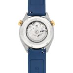 Reloj gmt automático con correa de silicona azul marino, caja de acero IPG dorado y esfera de nácar TOUS Now - Imagen 3
