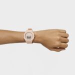 Reloj analógico/digital de acero IPRG nude con brazalete de nylon rosa Bet - Imagen 5