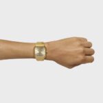 Reloj analógico con brazalete acero IPG dorado Lit - Imagen 6