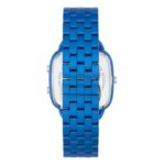 Reloj digital con brazalete de aluminio en color azul D-Logo - Imagen 3