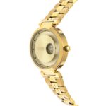 Reloj analógico con brazalete de acero IPG dorado MARS - Imagen 2