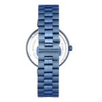 Reloj analógico con brazalete de acero IP azul MARS - Imagen 3