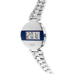 Reloj digital con brazalete de acero y color azul marino MARS - Imagen 2