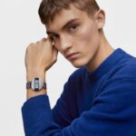 Reloj digital con brazalete de acero y color azul marino MARS - Imagen 6