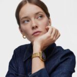 Reloj smartwatch con brazalete de acero IPG dorado D-Connect - Imagen 4