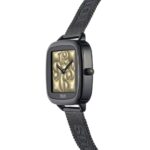 Reloj smartwatch con brazalete de acero IP negro D-Connect - Imagen 2