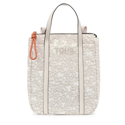 395910278_00 Mochila beige Kaos Mini Evolution Nylon - Imagen 1