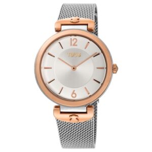 Reloj analógico S-Mesh de acero