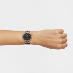 Reloj analógico S-Mesh bicolor acero/IP rosado y azul - Imagen 6