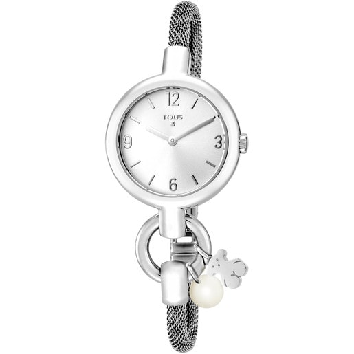 800350870_00 Reloj analógico Hold Charms de acero - Imagen 1
