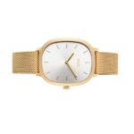 Reloj analógico Heritage de acero IP dorado - Imagen 2