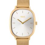 Reloj analógico Heritage de acero IP dorado - Imagen 3
