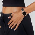 Reloj analógico Heritage de acero IP rosado/IP negro - Imagen 5