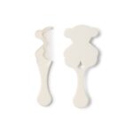 Set de cepillo y peine Beauty blanco - Imagen 3