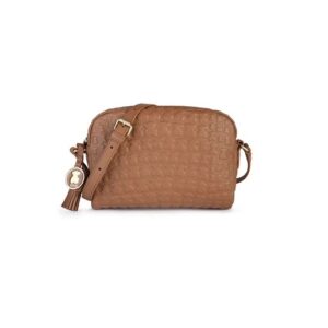 Bandolera Sherton de Piel marrón