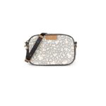 Bandolera Kaos Mini beige y negro