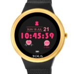 Reloj smartwatch Rond Connect de acero IP dorado con correa mesh - Imagen 3
