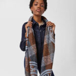 Foulard Kaos Mini Stamp de jacquard multicolor - Imagen 3