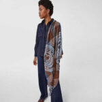 Foulard Kaos Mini Stamp de jacquard multicolor - Imagen 5