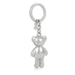Llavero Oso Teddy Bear plateado - Imagen 2