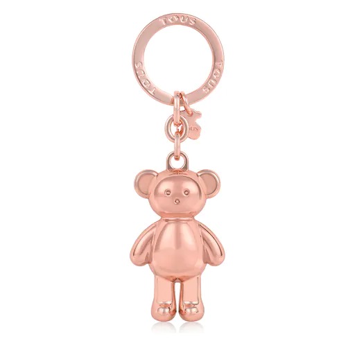 195960768_00 Llavero Oso Teddy Bear dorado rosa - Imagen 1