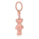 Llavero Oso Teddy Bear dorado rosa - Imagen 2