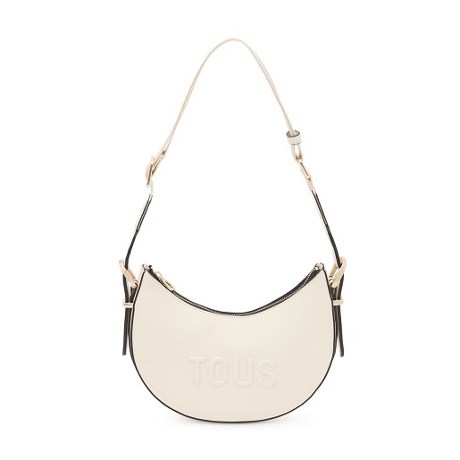 2002105201_00 Bolso de hombro mediano beige TOUS Brenda - Imagen 1
