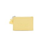 Monedero tarjetero amarillo claro TOUS Brenda