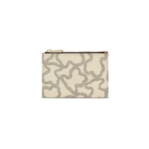 Monedero tarjetero beige Kaos Icon