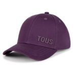 Gorra morada TOUS Logo Metal