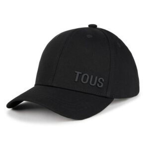 Gorra negra TOUS Logo Metal