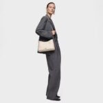 Bandolera grande beige Kaos Mini Lines - Imagen 5