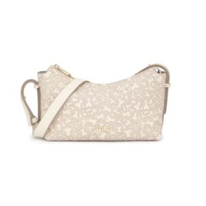 Bandolera mediana beige Kaos Mini Lines